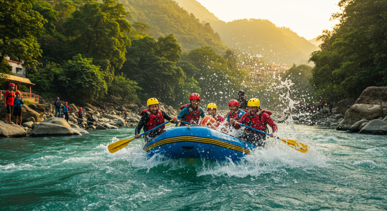 Image for the article '5 Essential Tips for Your BUCKETLISTT River Rafting in Rishikesh Trip' regarding Tourism.