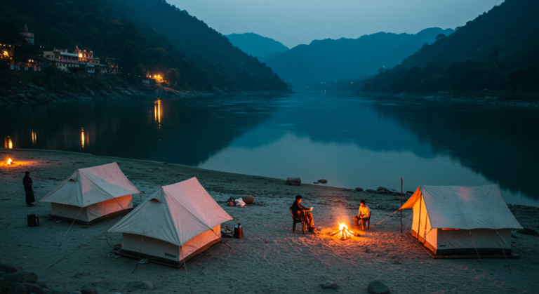 Image for the article 'Adventure Camping explore all Rishikesh adventures on Bucketlistt: Your Ultimate Guide to Unforgettable Experiences' regarding Tourism.