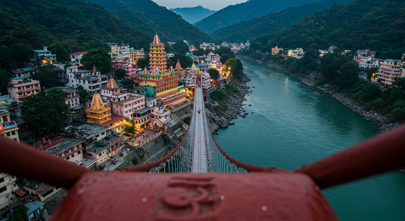 Image for the article 'Analyzing Places to Visit in Rishikesh Trends' regarding Tourism.