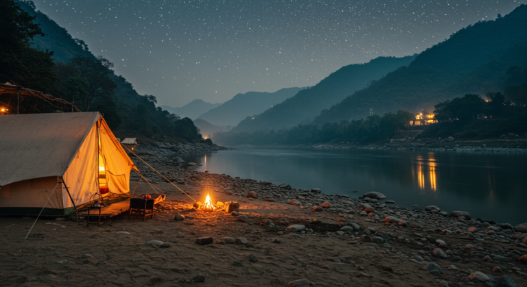 Image for the article 'BUCKETLISTT's Guide to Unforgettable Adventure Camping Rishikesh in 2026' regarding Tourism.