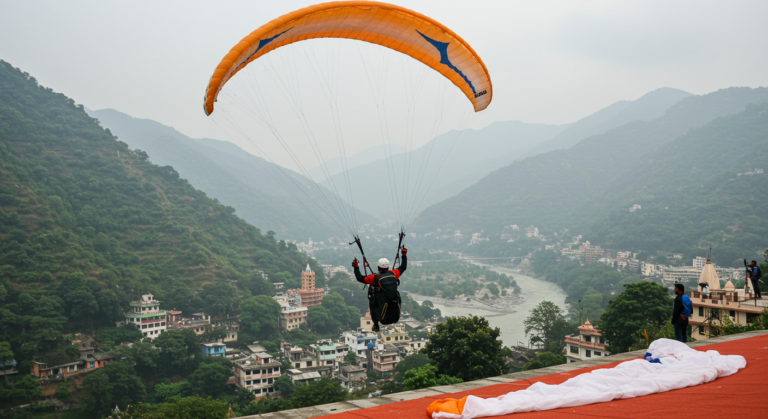 Image for the article 'Beyond Paragliding: Your Ultimate Guide to Flying Fox & Zipline explore all Rishikesh adventures on Bucketlistt' regarding Tourism.