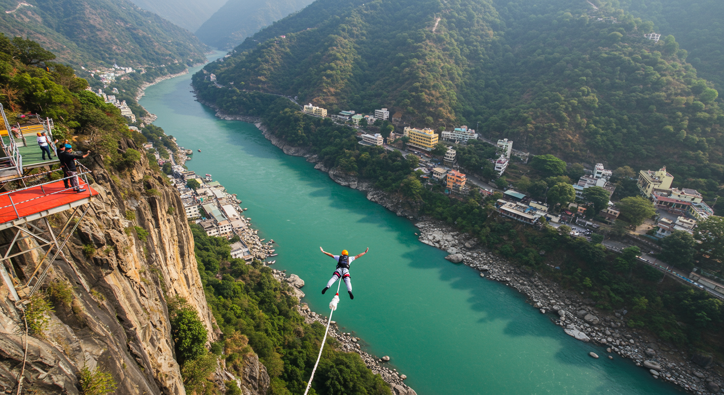 Image for the article 'Bungee Jumping Operator Comparisons Rishikesh: Your Ultimate Guide' regarding Tourism.