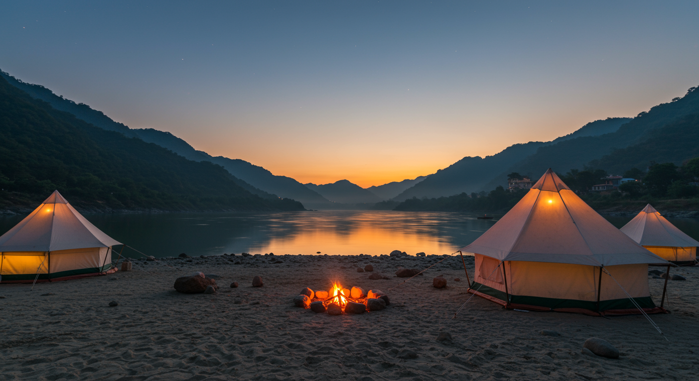 Image for the article 'Comparing Innovative Approaches to Rishikesh Camping & Stays for Your Perfect Getaway' regarding Tourism.