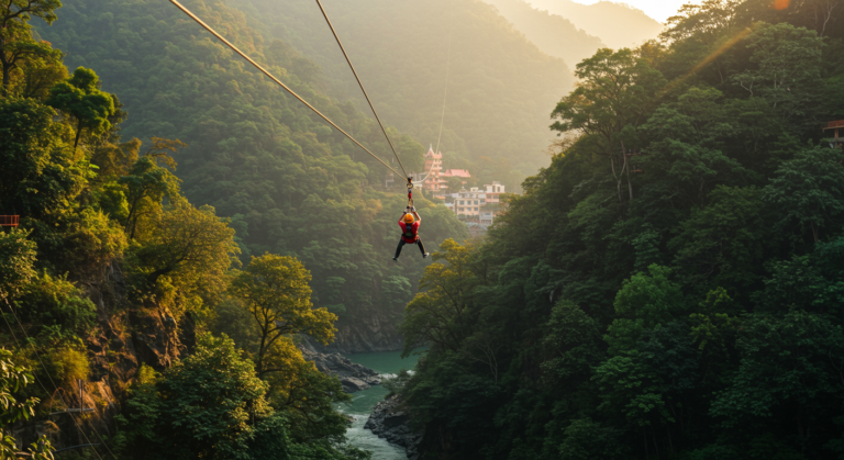 Image for the article 'Conquer Bungee, Zipline & More: The Ultimate Multi-Activity Adventure Combos Rishikesh with BUCKETLISTT' regarding Tourism.