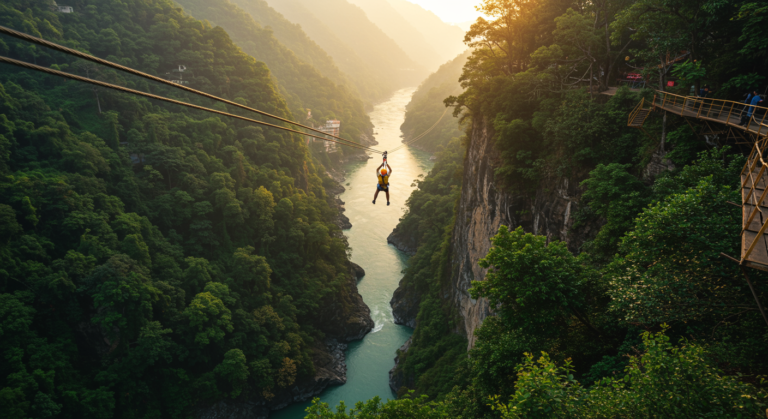 Image for the article 'Conquer Your Limits: The Ultimate Flying Fox & Zipline Rishikesh Adventure Combo' regarding Tourism.