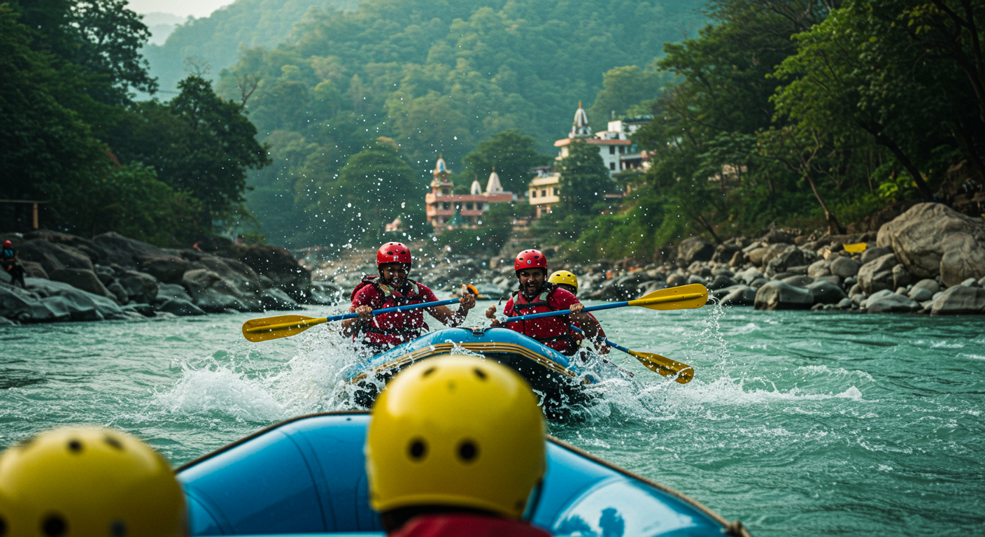 Image for the article 'Conquer the Ganges: Your Ultimate Guide to river Rafting in the adventure capital with BUCKETLISTT' regarding Tourism.