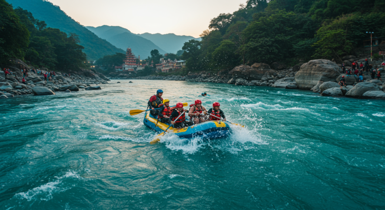 Image for the article 'Conquer the Ganges: Your Ultimate Guide to River Rafting in Rishikesh with BUCKETLISTT's Expertise' regarding Tourism.