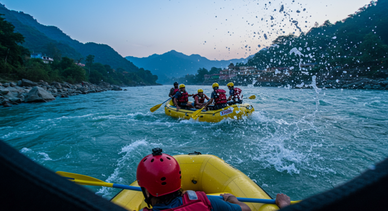 Image for the article 'Conquer the Rapids: Your Ultimate Guide to River Rafting in Rishikesh' regarding Tourism.
