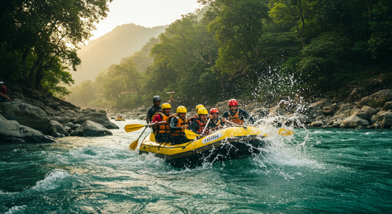 Image for the article 'Conquer the Rapids: Your Ultimate Guide to River Rafting in Rishikesh' regarding Tourism.