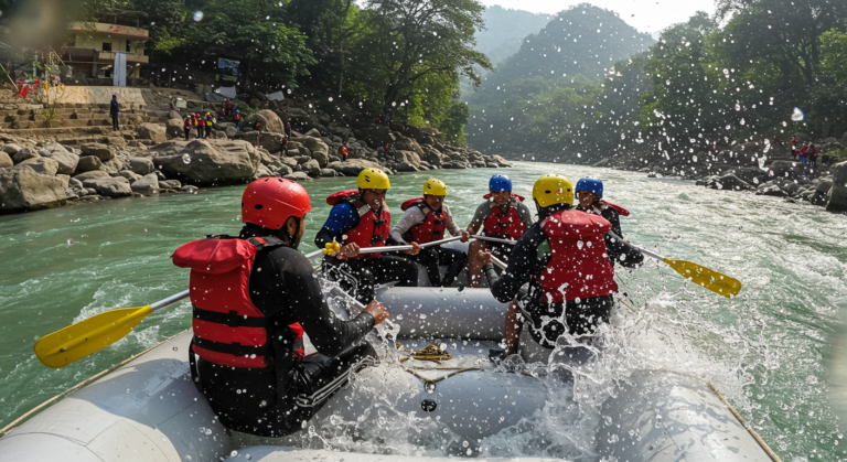 Image for the article 'Conquering the Ganges: Why BUCKETLISTT Makes river Rafting in the adventure capital Perfect for Beginners' regarding Tourism.