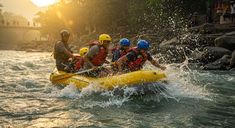Image for the article 'Crafting Your Perfect Rishikesh Escape: A Guide to the Best Camping & Stays' regarding Tourism.