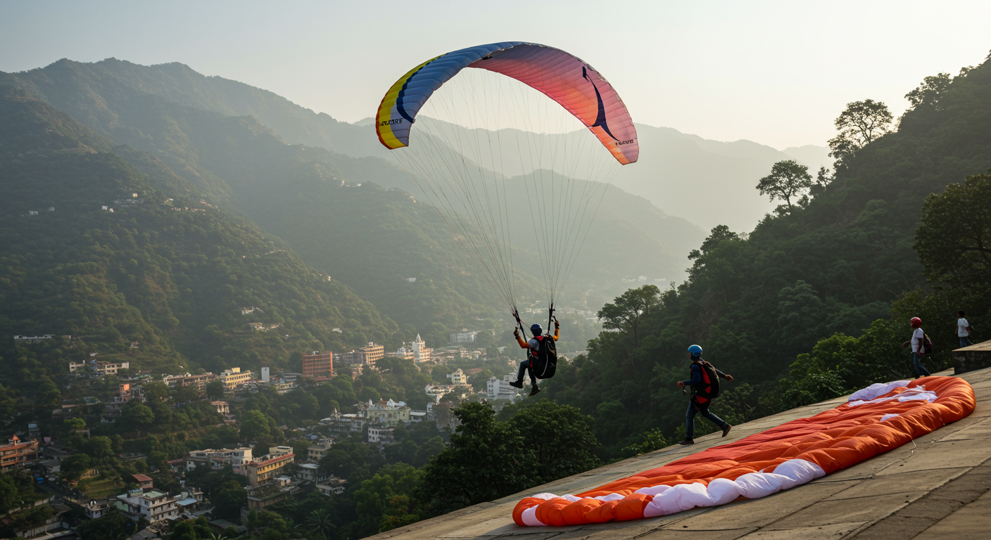 Image for the article 'Discover the Skies: Your Ultimate Guide to Paragliding in explore all Rishikesh adventures on Bucketlistt with BUCKETLISTT' regarding Tourism.
