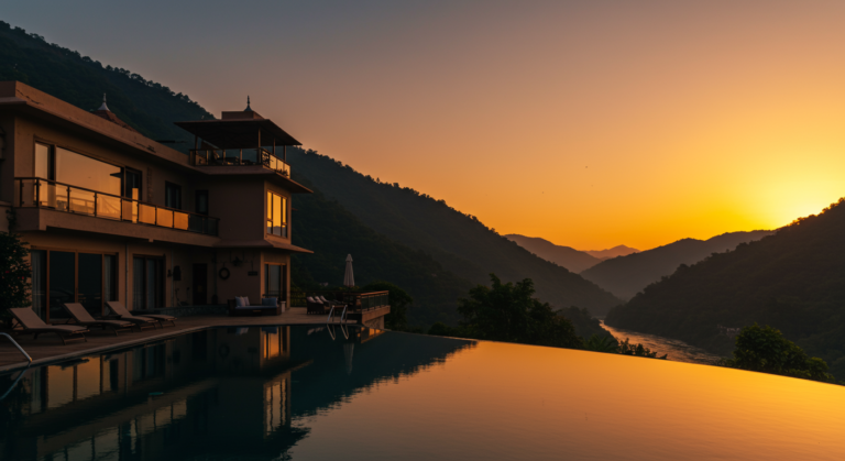 Image for the article 'Discovering Your Ideal Retreat: The Best Hotels in Rishikesh' regarding Tourism.