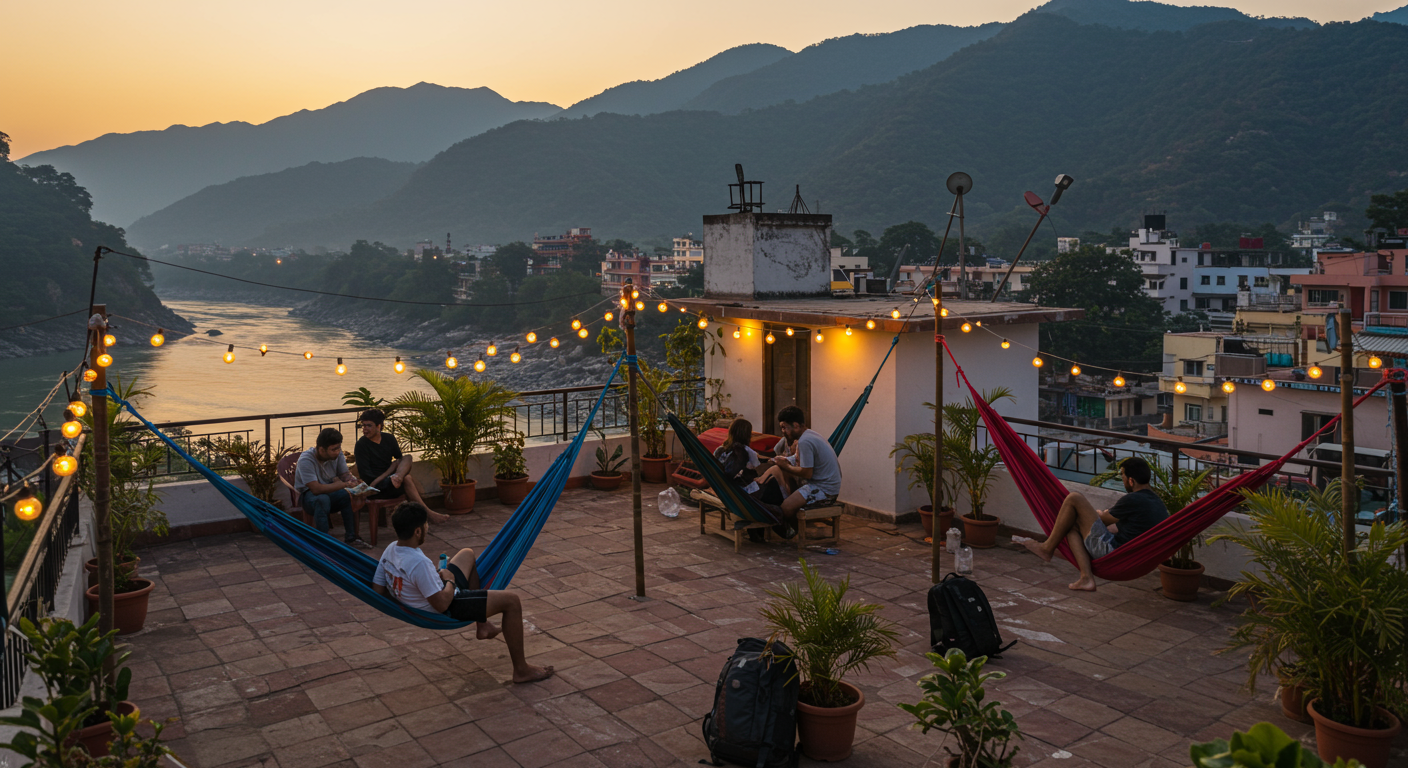 Image for the article 'Discovering the Best Hostels in Rishikesh: Your Guide to Quality Stays' regarding Tourism.