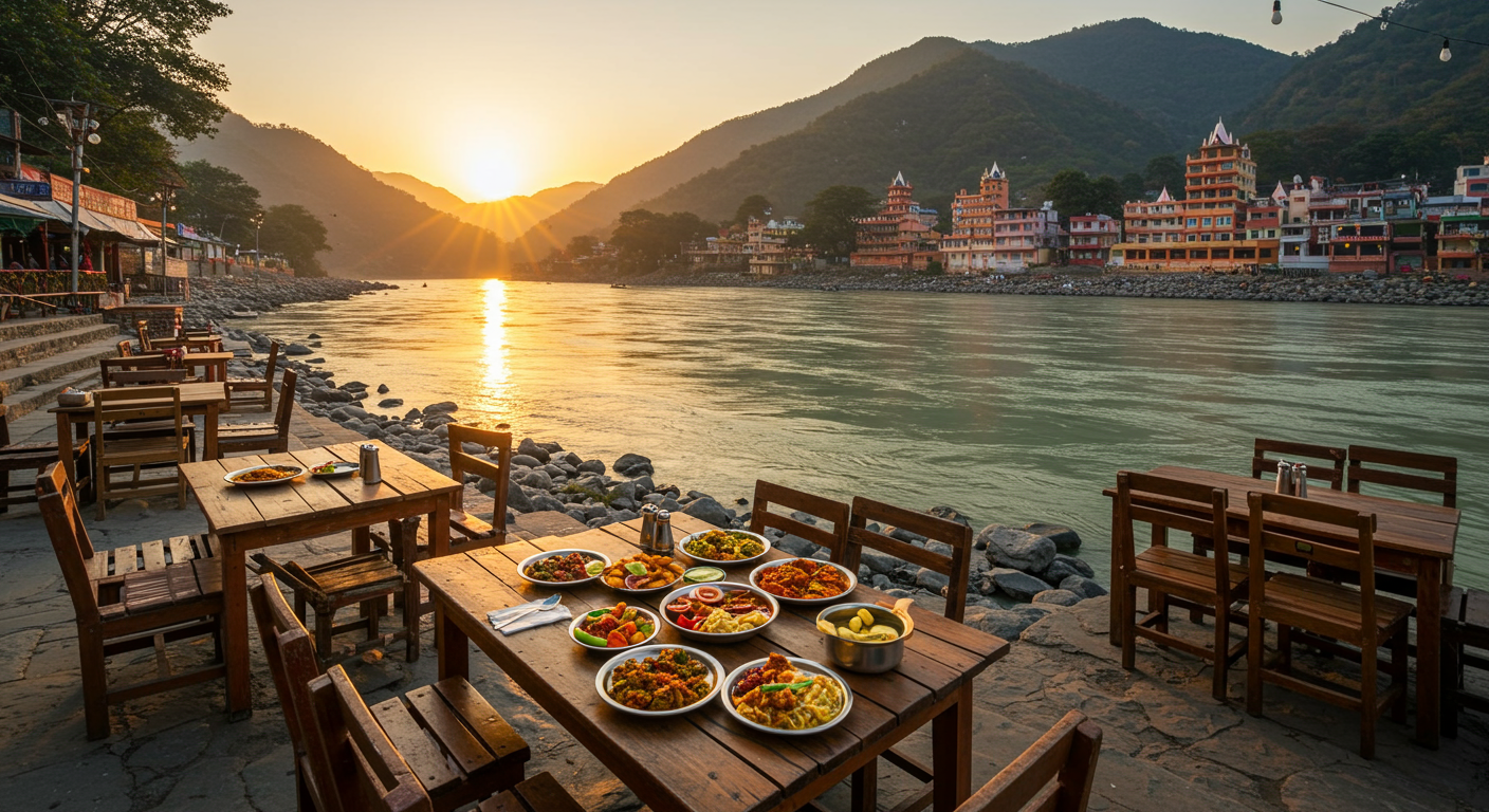 Image for the article 'Discovering the Best Restaurants & Cafes in Rishikesh for 2026' regarding Tourism.