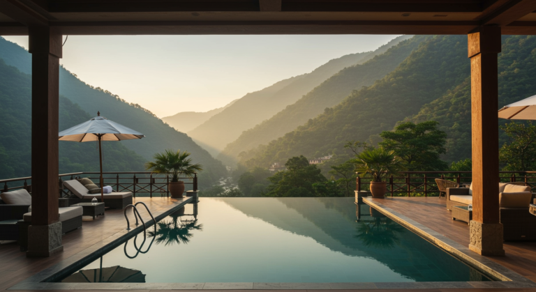 Image for the article 'Discovering the Best Hotels in Rishikesh: Your Ultimate Guide to a Perfect Stay' regarding Tourism.