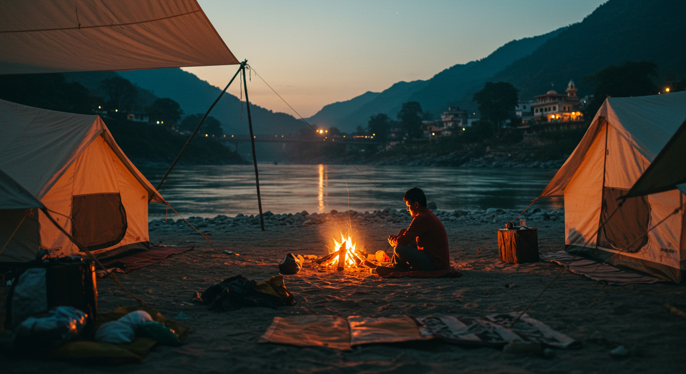 Image for the article 'Elevate Your Journey: The Ultimate Guide to Adventure Camping Rishikesh' regarding Tourism.
