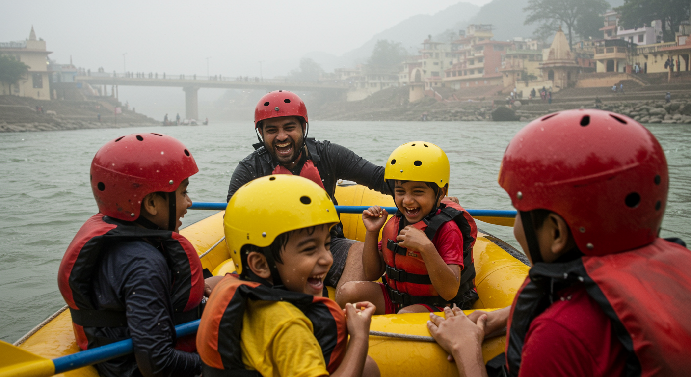 Image for the article 'Elevating Family Adventures explore all Rishikesh adventures on Bucketlistt: Key Trends' regarding Tourism.