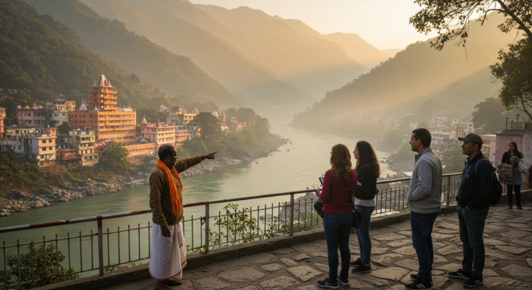 Image for the article 'Elevating Team Spirit: Your Guide to Group & Corporate Adventures in Rishikesh' regarding Tourism.