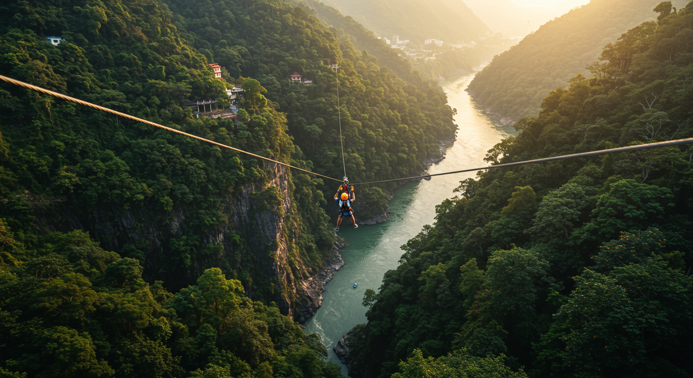 Image for the article 'Embark on an Unforgettable Adventure: Your Ultimate Guide to Flying Fox & Zipline explore all the adventure capital adventures on Bucketlistt' regarding Tourism.