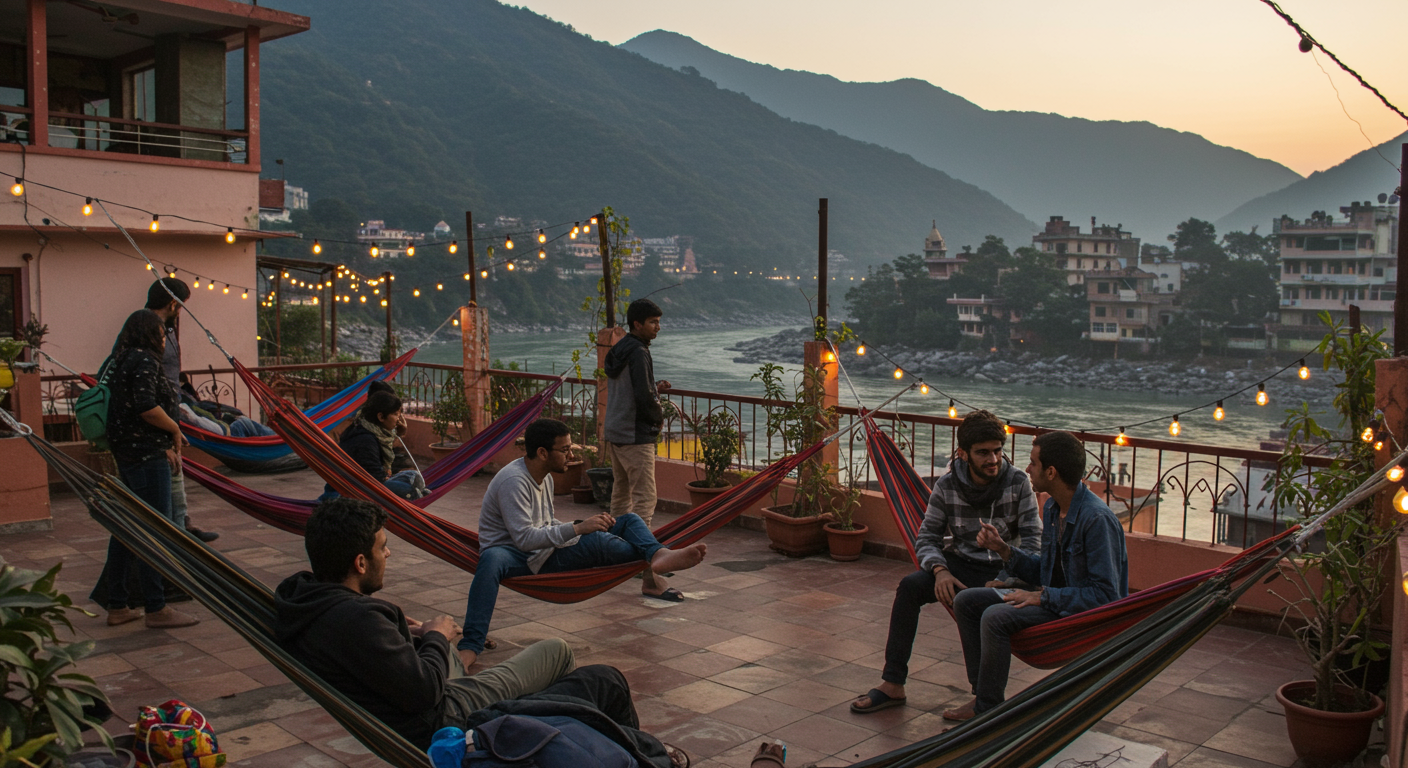 Image for the article 'Enhancing Best Hostels in explore all Rishikesh adventures on Bucketlistt Usage' regarding Tourism.