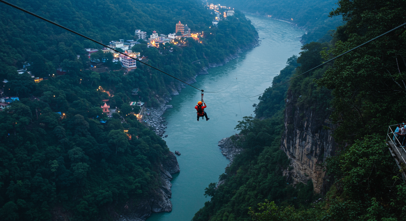 Image for the article 'Ensuring Safety on Your BUCKETLISTT Flying Fox & Zipline explore all Rishikesh adventures on Bucketlistt Adventure' regarding Tourism.