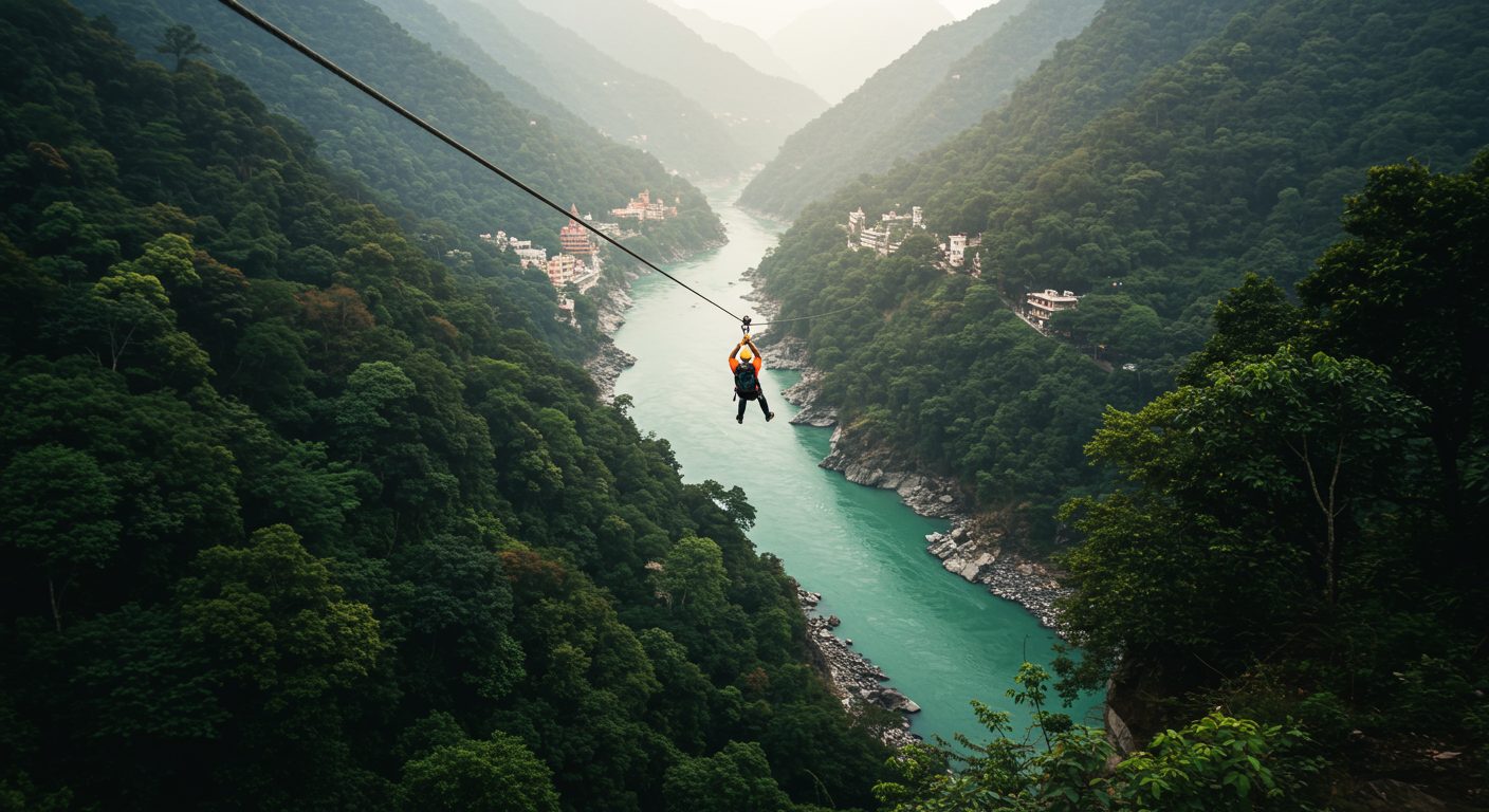 Image for the article 'Ensuring Your Bucket-List Thrill: Flying Fox & Zipline Rishikesh' regarding Tourism.