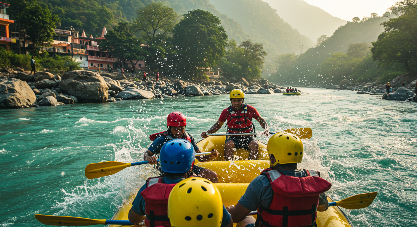 Image for the article 'Essential river Rafting in the adventure capital: Optimal Thrills with BUCKETLISTT' regarding Tourism.