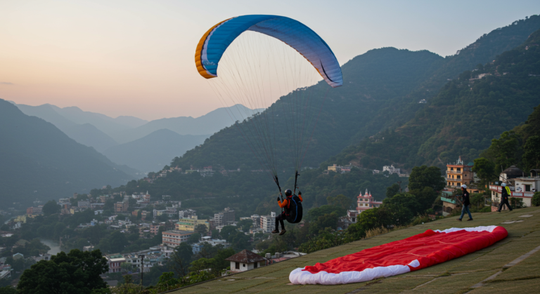 Image for the article 'Experience BUCKETLISTT Paragliding: Your 7-Minute Sky Thrill' regarding Tourism.