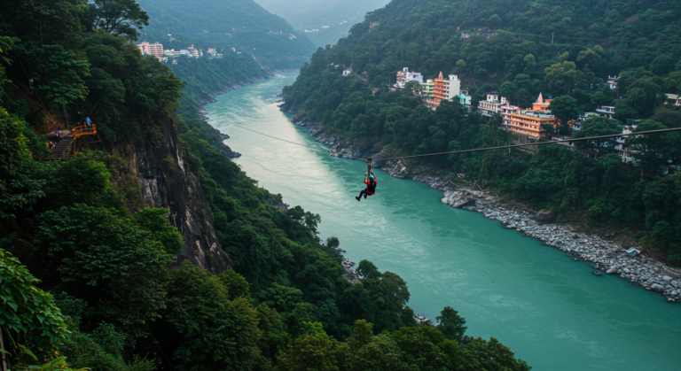 Image for the article 'Experience BUCKETLISTT's Thrilling Flying Fox & Zipline Adventure in Rishikesh' regarding Tourism.