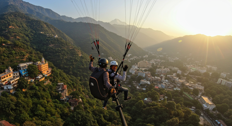 Image for the article 'Experience Extreme Thrills: Paragliding in Rishikesh with BUCKETLISTT' regarding Tourism.