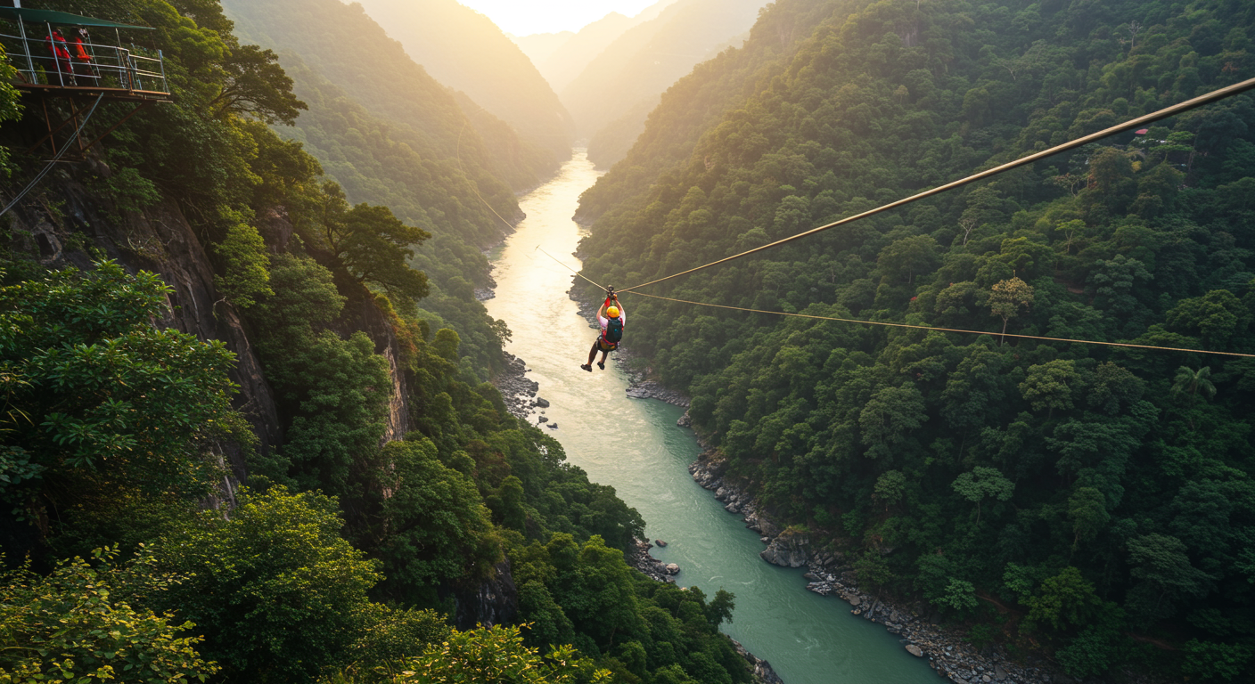 Image for the article 'Experience More: BUCKETLISTT's Ultimate Flying Fox & Zipline Rishikesh Adventure' regarding Tourism.