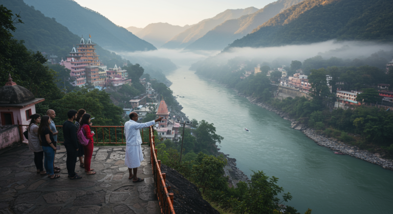 Image for the article 'Experience Rishikesh Freedom: Your Ultimate Guide to Bike & Scooty Rental Rishikesh with BUCKETLISTT' regarding Tourism.