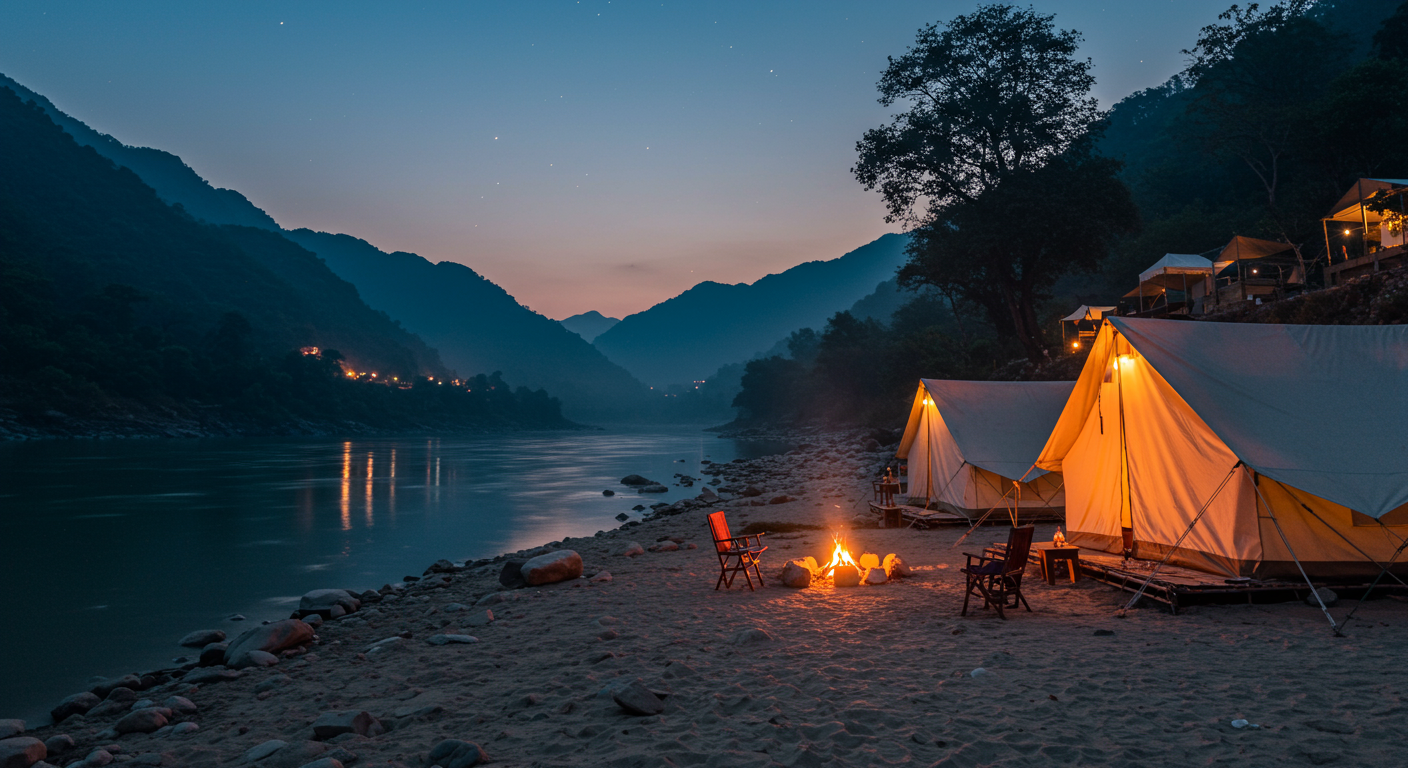 Image for the article 'Experience Ultimate Adventure Camping explore all Rishikesh adventures on Bucketlistt with BUCKETLISTT' regarding Tourism.