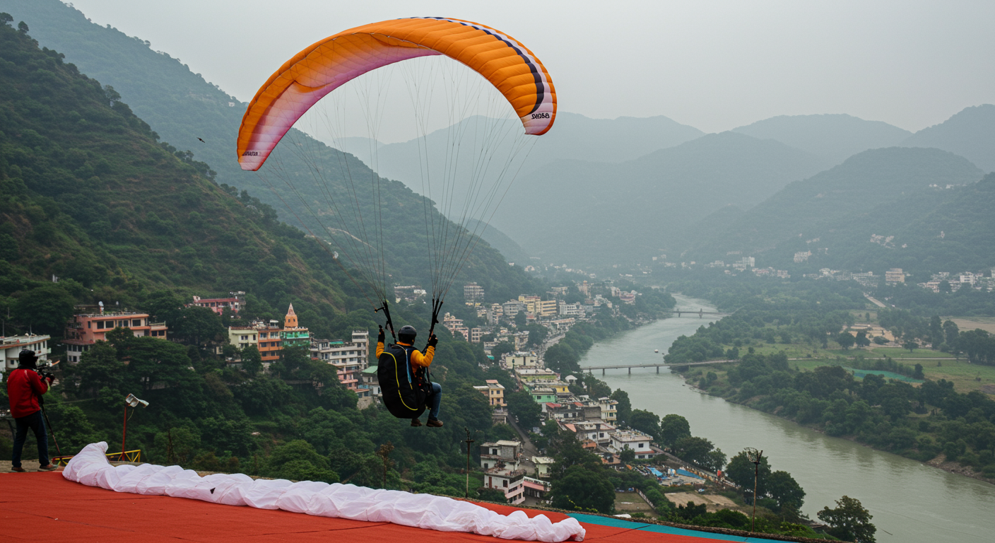 Image for the article 'Experience Unforgettable Paragliding in Rishikesh with BUCKETLISTT's Thrilling Adventures' regarding Tourism.