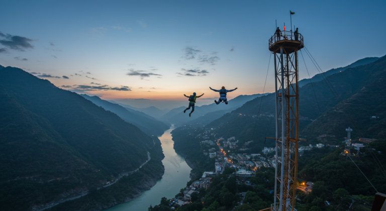 Image for the article 'Experience Unique Thrills: BUCKETLISTT SCAD Jump explore all Rishikesh adventures on Bucketlistt Adventure' regarding Tourism.
