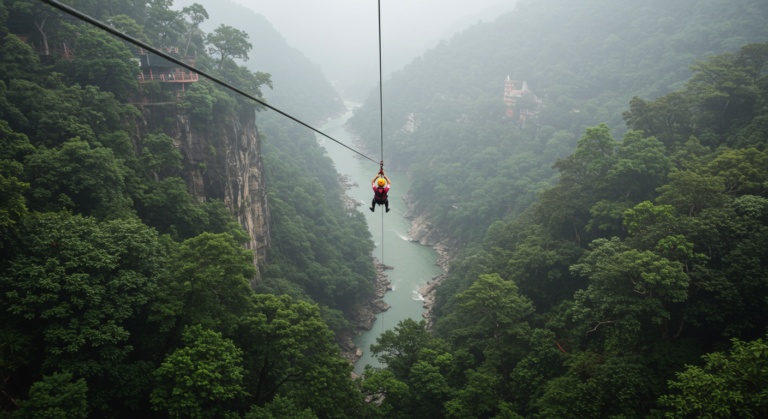 Image for the article 'Experience the Ultimate Thrill: Flying Fox & Zipline Rishikesh with BUCKETLISTT' regarding Tourism.