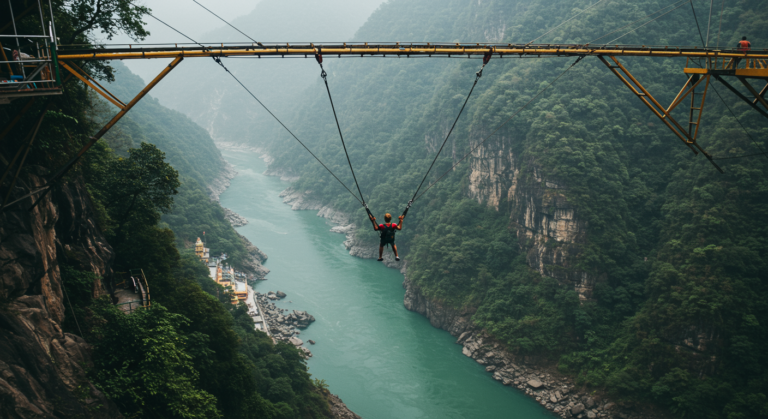 Image for the article 'Experience the Ultimate Thrill: Giant Swing & Tower Swing explore all Rishikesh adventures on Bucketlistt with BUCKETLISTT' regarding Tourism.