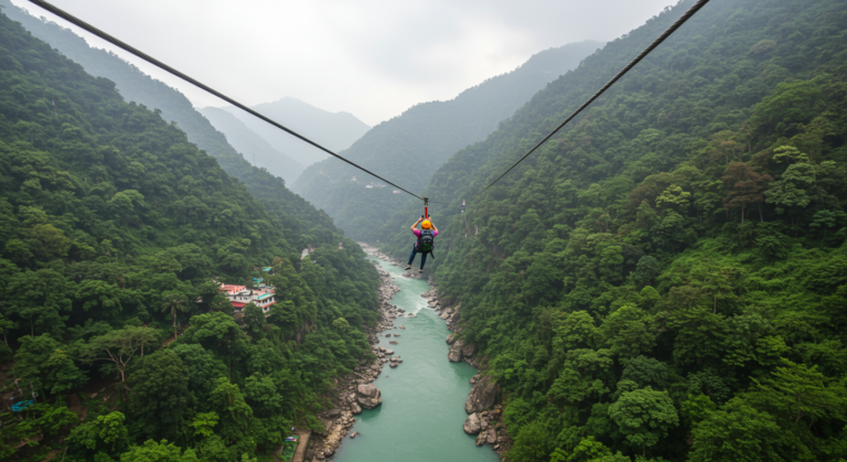 Image for the article 'Experience the Ultimate Thrill: Why BUCKETLISTT's Flying Fox & Zipline in Rishikesh Offers Peak Adventure' regarding Tourism.