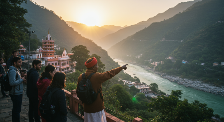Image for the article 'Explore Rishikesh Freely: Your Ultimate Guide to Bike & Scooty Rental' regarding Tourism.