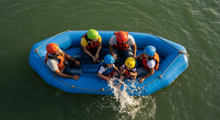 Image for the article 'Exploring Trends in Family Adventures explore all Rishikesh adventures on Bucketlistt' regarding Tourism.