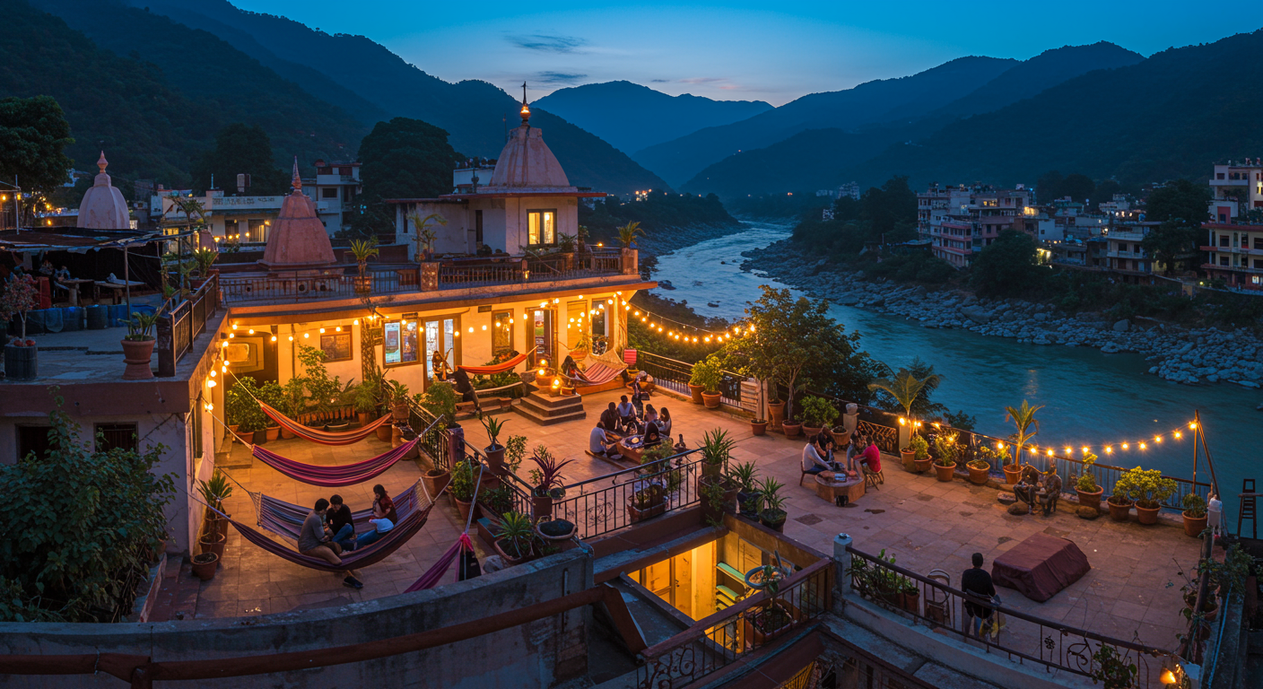Image for the article 'Finding Your Perfect Stay: The Best Hostels in Rishikesh for Every Traveler' regarding Tourism.