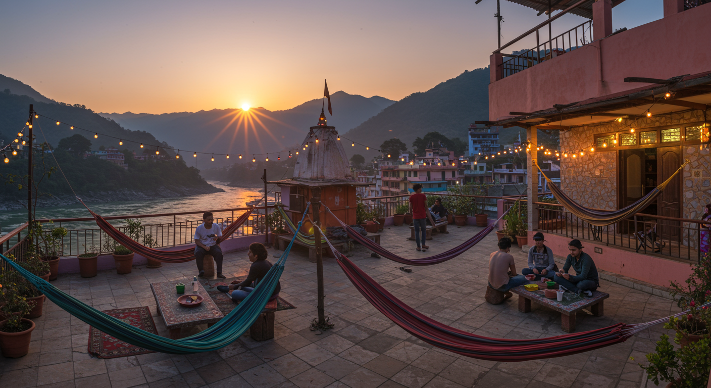 Image for the article 'Finding the Best Hostels in Rishikesh: Your Ultimate Budget Travel Guide' regarding Tourism.