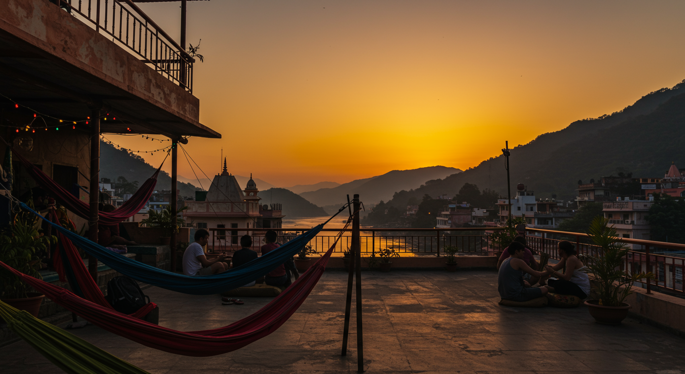 Image for the article 'Finding the Best Hostels in Rishikesh: Your Ultimate Guide to an Unforgettable Stay' regarding Tourism.