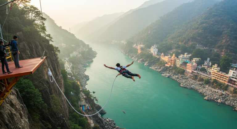 Image for the article 'Get More Thrills: Your Ultimate Guide to Bungee Jumping in the adventure capital' regarding Tourism.