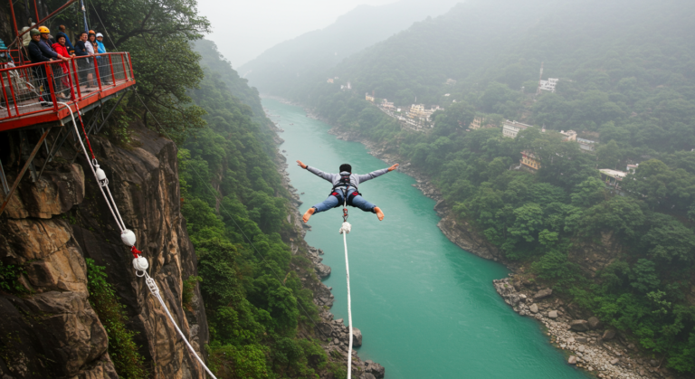 Image for the article 'Leap into Adventure: Your Guide to Bungee Jumping in the adventure capital with BUCKETLISTT' regarding Tourism.