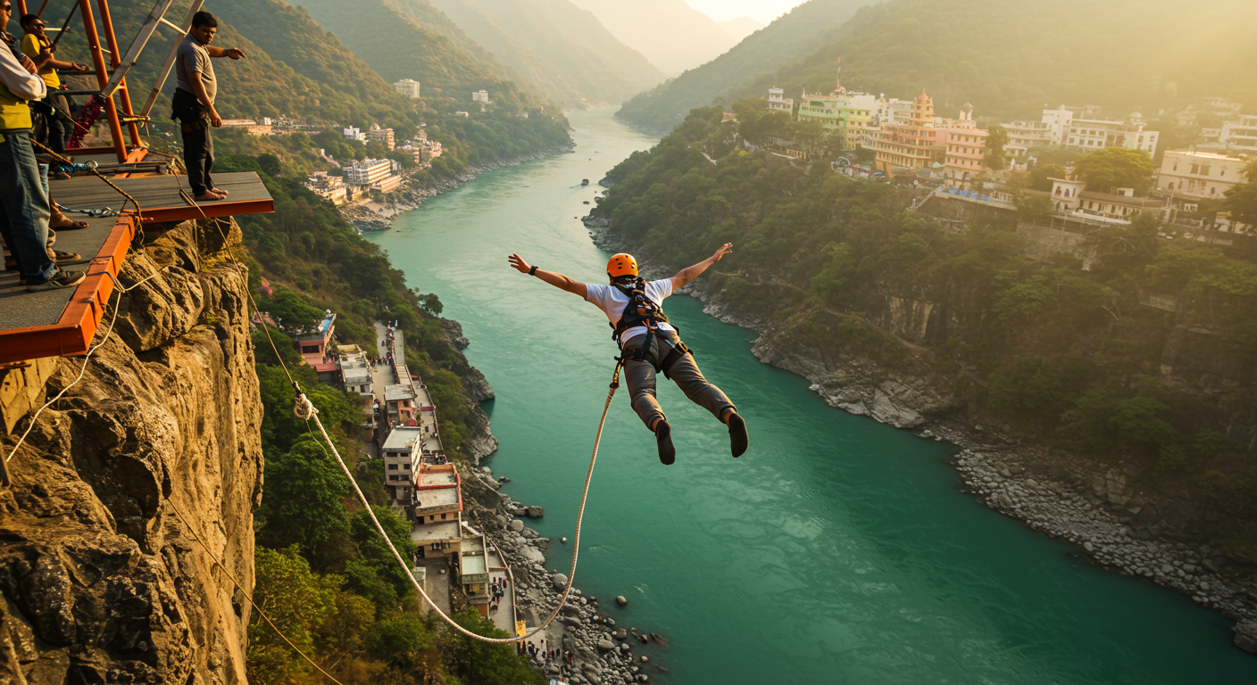 Image for the article 'Making the Leap: Bungee Jumping Operator Comparisons Rishikesh for Your Ultimate Adventure' regarding Tourism.