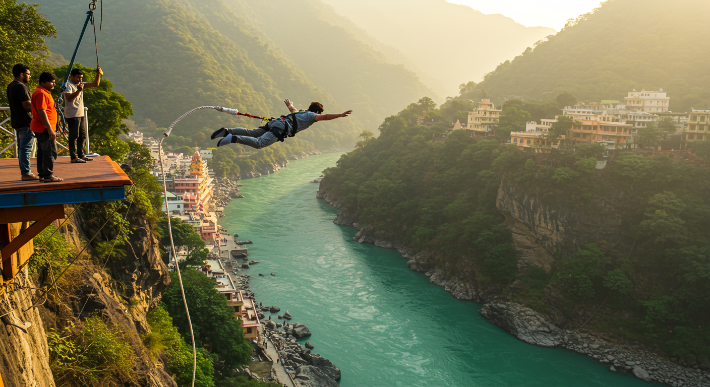 Image for the article 'Mastering Bungee Jumping Operator Comparisons in Rishikesh: Your Essential Guide' regarding Tourism.
