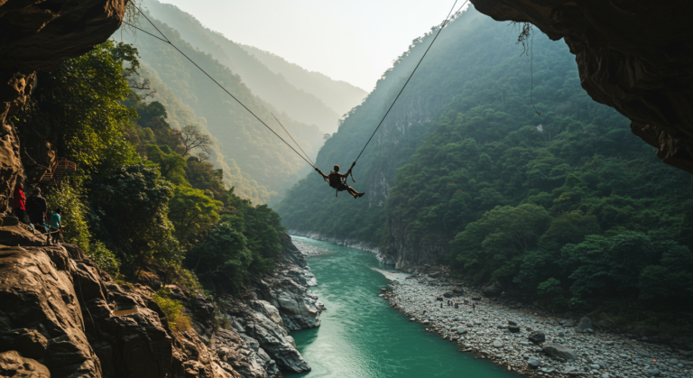 Image for the article 'Mastering the Thrill: Your Guide to the Ultimate Giant Swing & Tower Swing Rishikesh Experience' regarding Tourism.