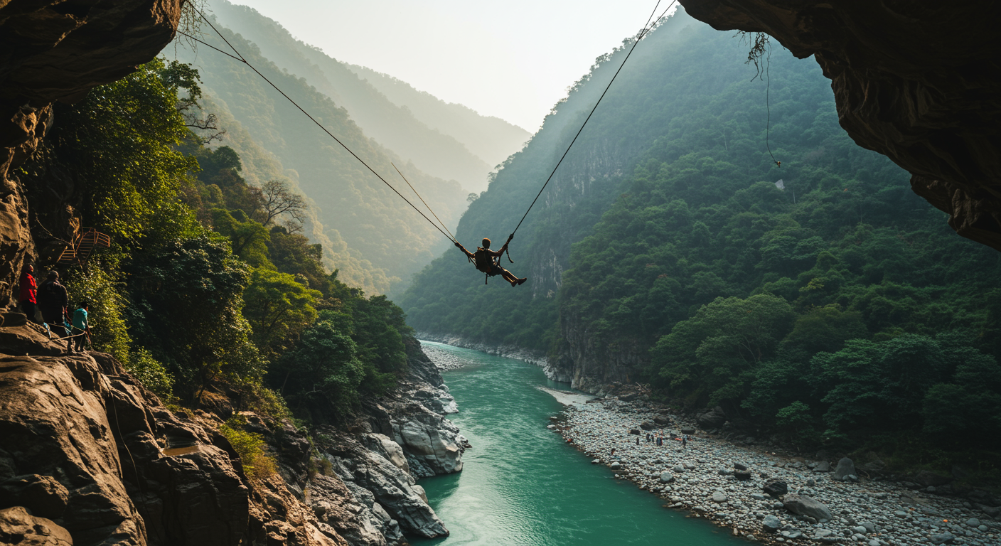 Image for the article 'Mastering the Thrill: Your Guide to the Ultimate Giant Swing & Tower Swing Rishikesh Experience' regarding Tourism.